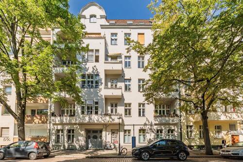 Fassade - Beliebte Spreelage mit urbanem Flair! Vermietete Altbauwohnung mit hohem Wertsteigerungspotential