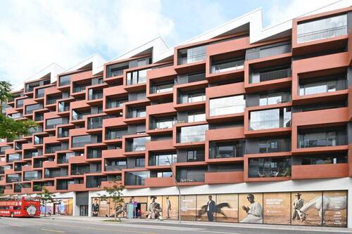 Seitenansicht - Erstbezug 11-Decks Westfield. Exklusive 2-Zimmer-Wohnung mit 2 Balkonen im Herzen der Hafencity!