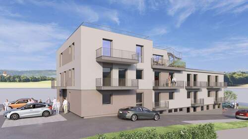 Außenvisualisierung - 1 Zimmer Etagenwohnung in Wurmlingen