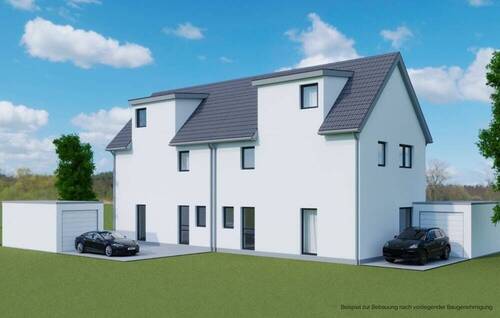Beispiel zur Bebauung nach vorliegender Baugenehmigung - Grundstück zum Kaufen in Gevelsberg