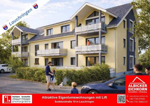 Bild 1 - Neubau Lauchringen - 3 Zimmerwohnung OG mit Lift