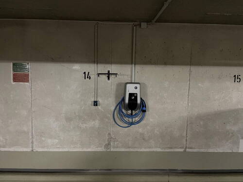 Wallbox Steckdose Radhalterung - 