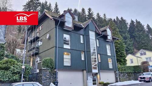 Fassade - Moderne Maisonette-Wohnung mit Balkon in Monschau