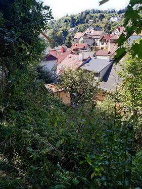 Ausblick vom oberen Grundstück - 