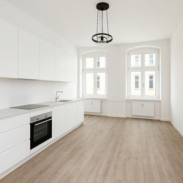 KI-Visualisierung Küche - Etagenwohnung mit 147,00 m² in Berlin zur Miete