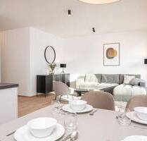 Neubauwohnung in Basdorf: 2 Zimmer, Terrasse, Fußbodenheizung - Wandlitz