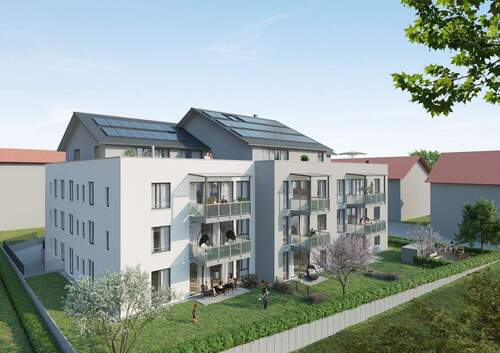 Ansicht West - 2 Zimmer Etagenwohnung in Rheinfelden (Baden)