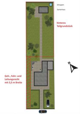 hinteres Teilgrundstück - 