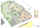 Grundriss Wohnungen 1 + 2 - 4 Zimmer Etagenwohnung in Ullersdorf