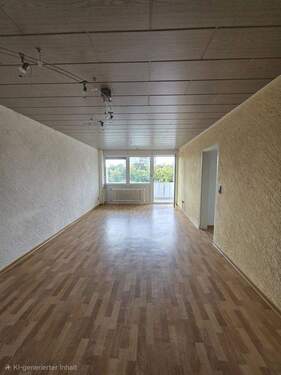 Wohnzimmer - 3 Zimmer Etagenwohnung in Ludwigshafen-Oggersheim