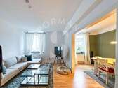 Wohnzimmer - 3 Zimmer Etagenwohnung in Düsseldorf