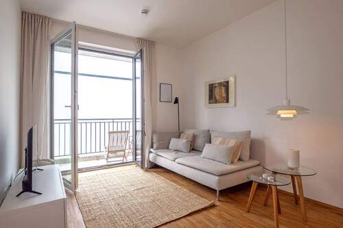 Sitzecke im Wohnzimmer - Etagenwohnung mit 49,30 m² in Hamburg zum Kaufen