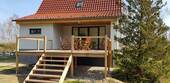 Blick aus dem Garten - 4 Zimmer Einfamilienhaus zum Kaufen in Rheinsberg OT Großzerlang