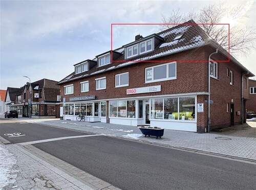 Außenbild - Hude-Süd: 2-Zimmer Dachgeschosswohnung!