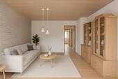 Wohnzimmer - KI-Visualisierung - 