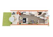 3D-Erdgeschoss - 