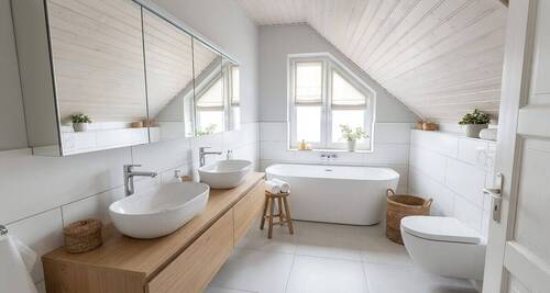 Badezimmer KI-Visualisierung - 