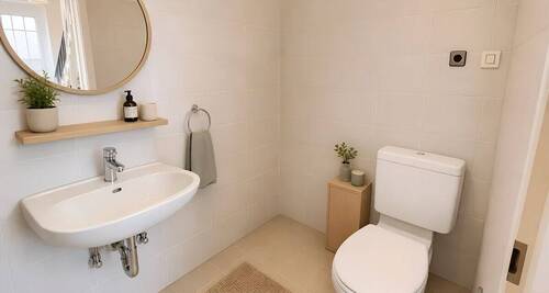 Gäste-WC - KI-Visualisierung - 