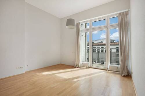 Wohn- und Schlafraum - Etagenwohnung mit 33,50 m² in Düsseldorf zum Kaufen