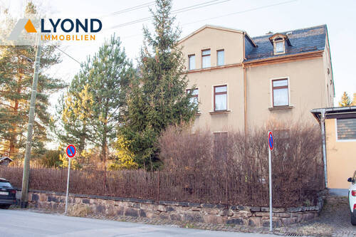 Ansicht Straßenseite - Großzügiges Mehrfamilienhaus mit Potenzial - Sanierungsobjekt auf weitläufigem Grundstück