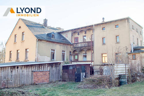 Ansicht Gartenseite - Mehrfamilienhaus, Wohnhaus mit 620,00 m&sup2; in Kirchberg zum Kaufen