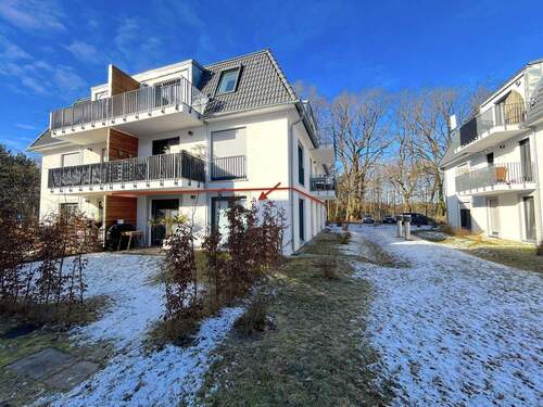 Blick von der Gartenanlage - 