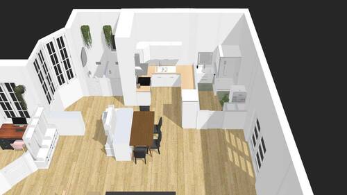 Grundriß Küche Bad Toiletten - 