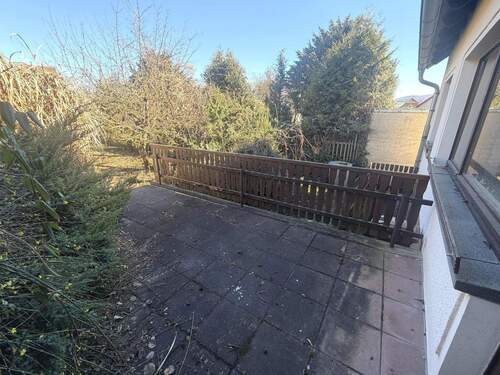 Terrasse zum Garten hinaus - 
