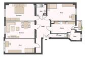 Wohnungsgrundriss - 