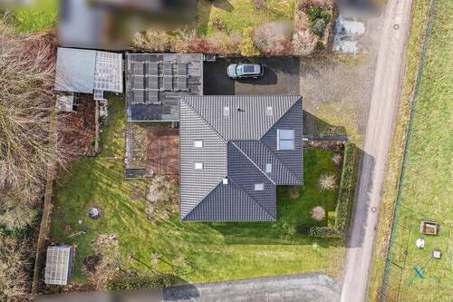 Vogelperspektive_ausgeblendet - 4 Zimmer Einfamilienhaus in Rüde / Großrüde
