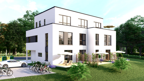 Ansicht Süd-West.png - 4 Zimmer Reihenendhaus in Bünde