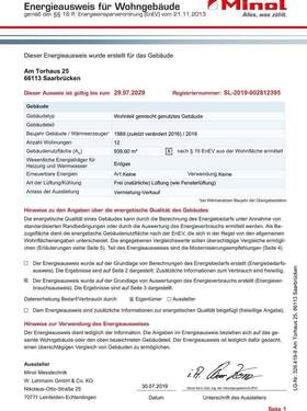 Energieausweis - 