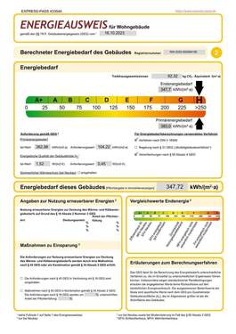 Energieausweis - 