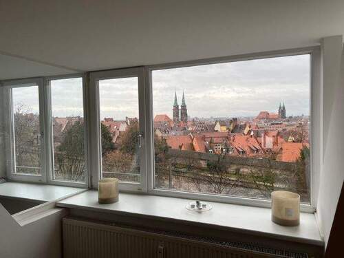 Blick aus dem Wohnzimmer - 