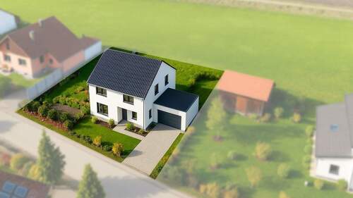 Visualisierung - Grundstück in Karlskron