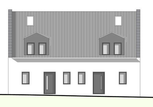 Ansicht Front - Grundstück zum Kaufen in Moorrege / Klevendeich