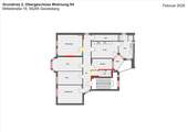 Grundriss Wohnung 4, 2.Obergeschoss - 