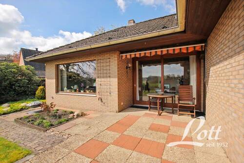 teilüberdachte Terrasse - 