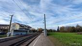 S-Bahn-Haltestelle, max 2 Min. Fussweg - Grundstück in Karlsbad