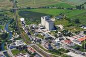 Luftaufnahme - 2,8 ha Gewerbeareal in Pasewalk