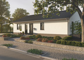 BG100 - Straßenansicht - 4 Zimmer Bungalow zum Kaufen in Kranichborn