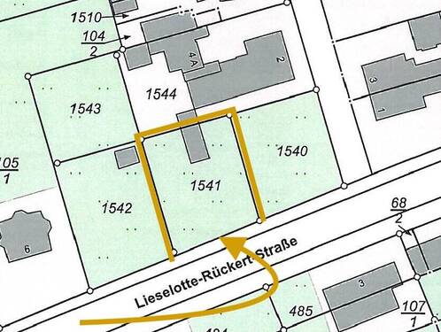 Auszug Flurkarte 1541 - 