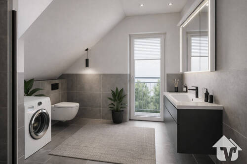 Badezimmer - 2 Zimmer Etagenwohnung in Papenburg / Aschendorf (Ems)
