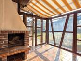 Wintergarten mit Kamin - 