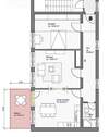 Grundriss 2,5-Zimmer-Wohnung mit Balkon im 2.OG - 