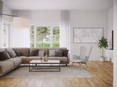 Wohnzimmer - 3 Zimmer Doppelhaushälfte in Berlin