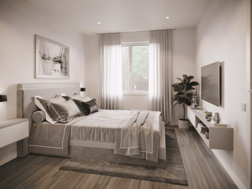 Schlafzimmer - Doppelhaushälfte mit 79,10 m&sup2; in Berlin zum Kaufen