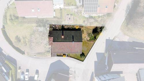 Draufsicht schraffiert - 6 Zimmer Einfamilienhaus in Viechtach