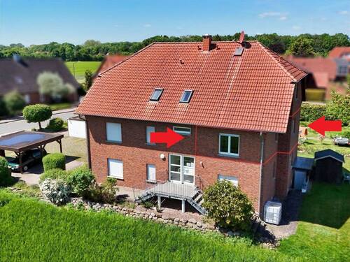 Vorderansicht - 2 Zimmer Etagenwohnung zum Kaufen in Petershagen