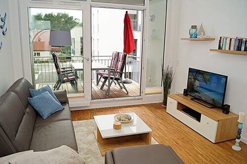Wohnzimmer - Etagenwohnung mit 57,00 m² in Ostseebad Binz zum Kaufen